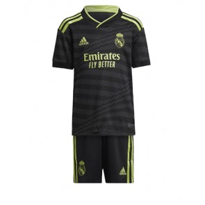 Real Madrid babykläder Tredje Tröja barn 2022-23 Korta ärmar (+ Korta byxor)